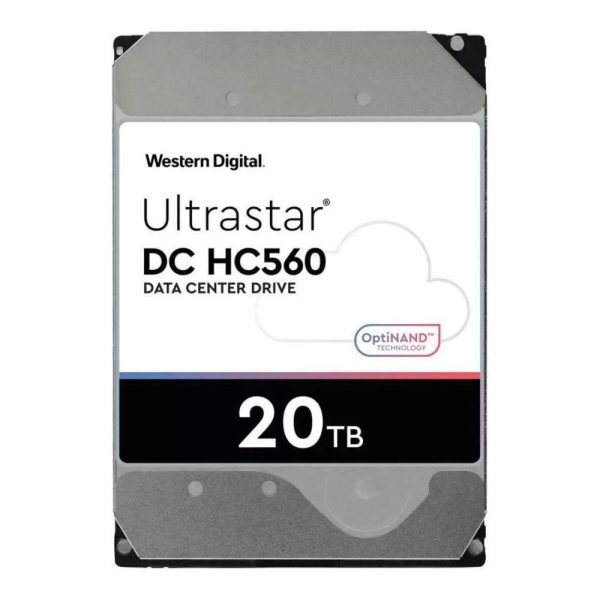  - Incom Group
 Dysk Western Digital Ultrastar DC HC560 He20 20TB 3,5" 7200 512MB SAS SE 512e P3 DC WUH722020BL5204 