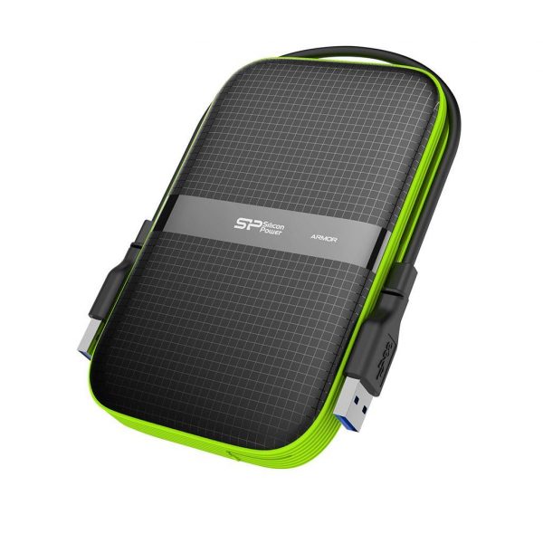  - Incom Group
 4712702658521 Dysk zewnętrzny Silicon Power ARMOR A60 5TB 2,5" USB 3.0 BLACK-GREEN/PANCERNY wstrząso/pyło i wodoodporny IPX4