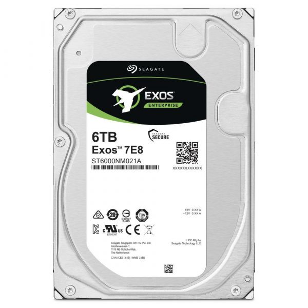 Dysk SEAGATE EXOS™ Enterprise 7E8 ST6000NM021A 6TB 3.5” 7200 256MB 512n SATA III  - Incom Group
 0763649133354