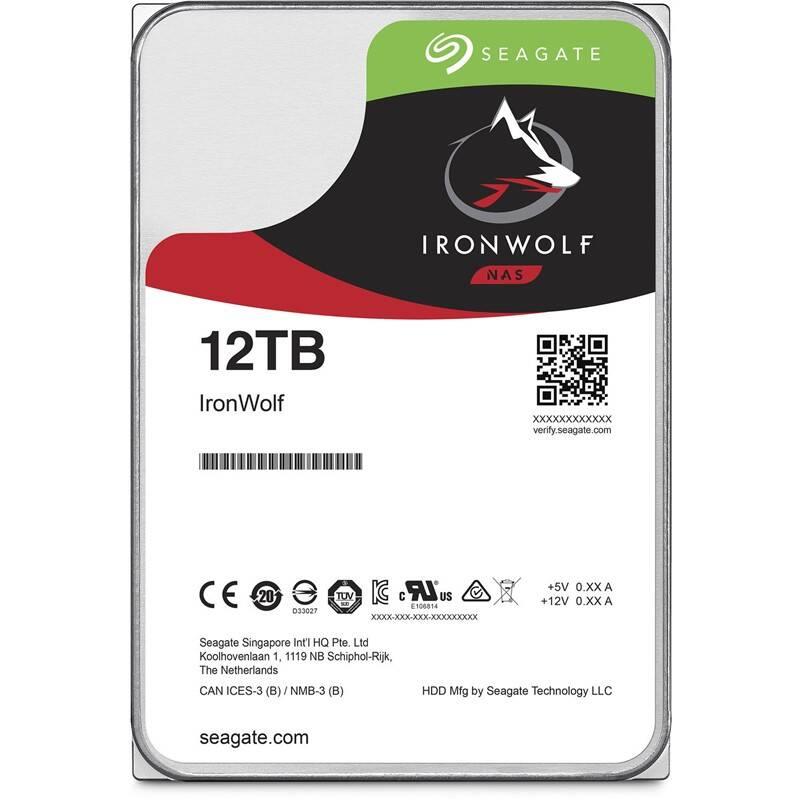 Dysk SEAGATE IronWolf™ ST12000VN0008 12TB 3,5" 7200 256MB SATA III NAS 8719706004350  - Incom Group
