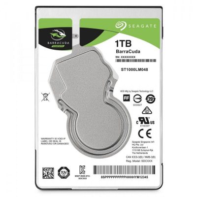 0763649110980  - Incom Group
 Dysk SEAGATE BarraCuda® ST1000LM048 1TB 2.5" 5400 128MB SATA