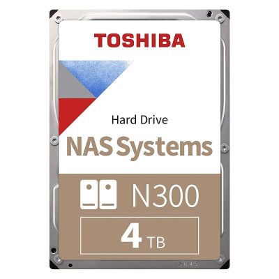 4260557512005  - Incom Group
 Dysk Toshiba N300 HDWG440UZSVA 4TB 3,5" 7200 256MB SATA III NAS BULK