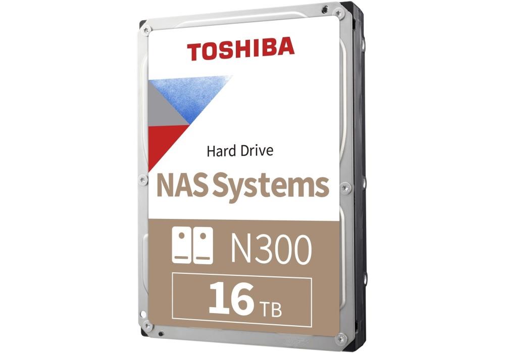  - Incom Group
 Dysk Toshiba N300 HDWG31GUZSVA 16TB 3,5" 7200 512MB SATA III BULK 4260557511541