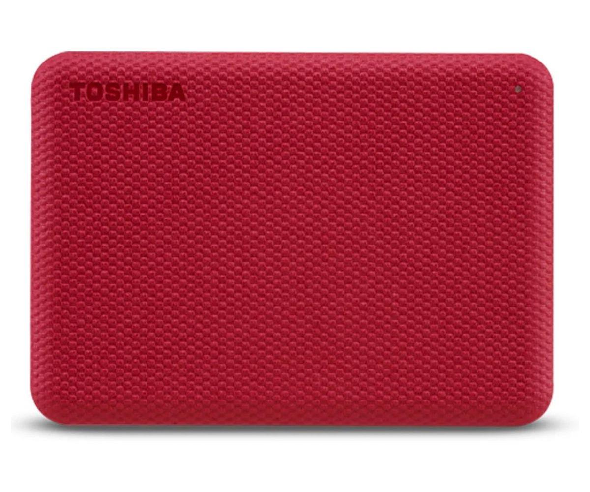 4260557511268 Dysk zewnętrzny Toshiba Canvio Advance 1TB 2,5" USB 3.0 red  - Incom Group
