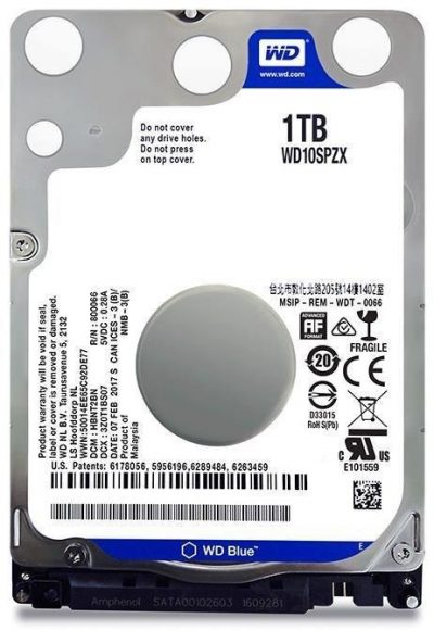  - Incom Group
 Dysk WD Blue™ WD10SPZX 1TB 2,5" 5400 128MB SATA III Slim 7mm 0718037845319