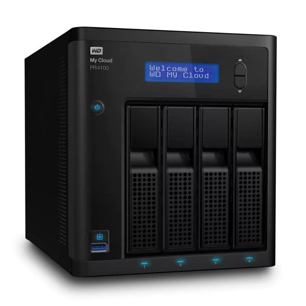 Serwer plików NAS WD My Cloud Pro Series PR4100 56TB (WDBNFA0560KBK)  - Incom Group
 