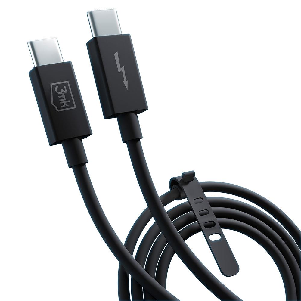 Kabel USB 3mk Hyper ThunderBolt 240W USB-C/USB-C 8K60Hz 4 generacja 5903108515139  - Incom Group
