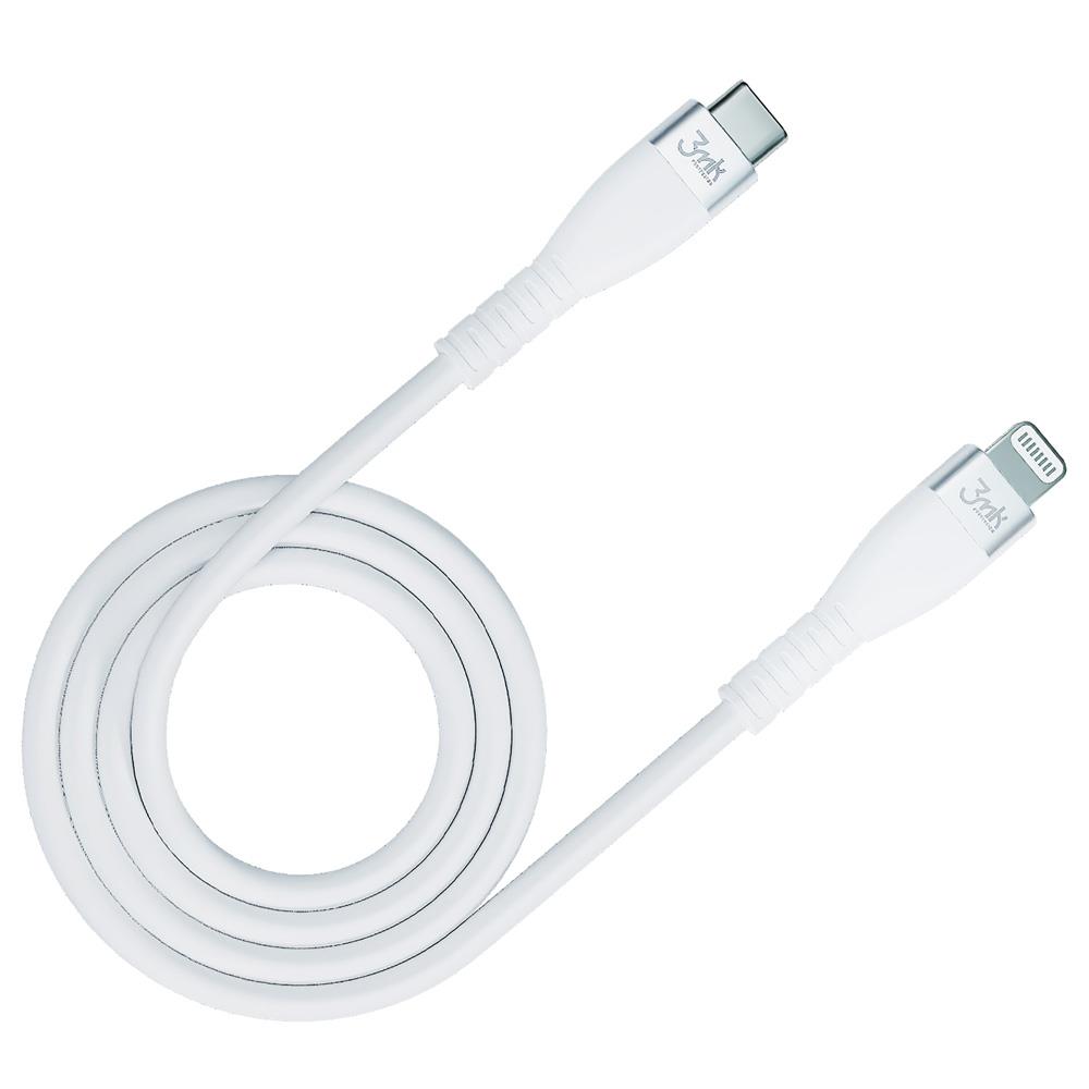 Kabel USB C/ Lightning 3mk Hyper Silicone Cable Type-C to Lightning 20W 3A  - Incom Group
 5903108444071