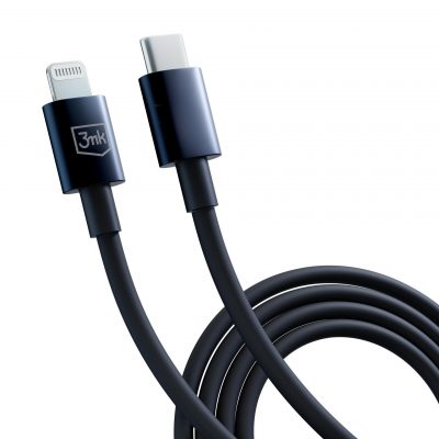  - Incom Group
 5903108541206 Kabel USB C/ Lightning 3mk Hyper Silicone Cable Type-C to Lightning 20W 3A czarny