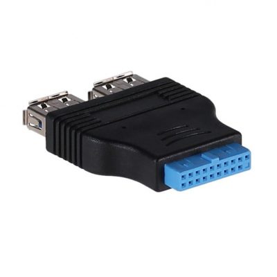 5901720134370  - Incom Group
 Adapter Akyga AK-CA-58 USB 3.0 19-pin (F) - 2x USB 3.0 Typu A (F)