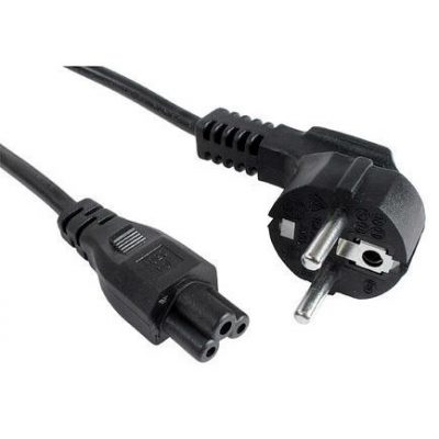  - Incom Group
 5901720134523 Kabel zasilający Akyga AK-NB-08A CEE 7/7 - IEC C5 do notebooka (koniczynka) 250V/50Hz 2,5A 1,0m czarny