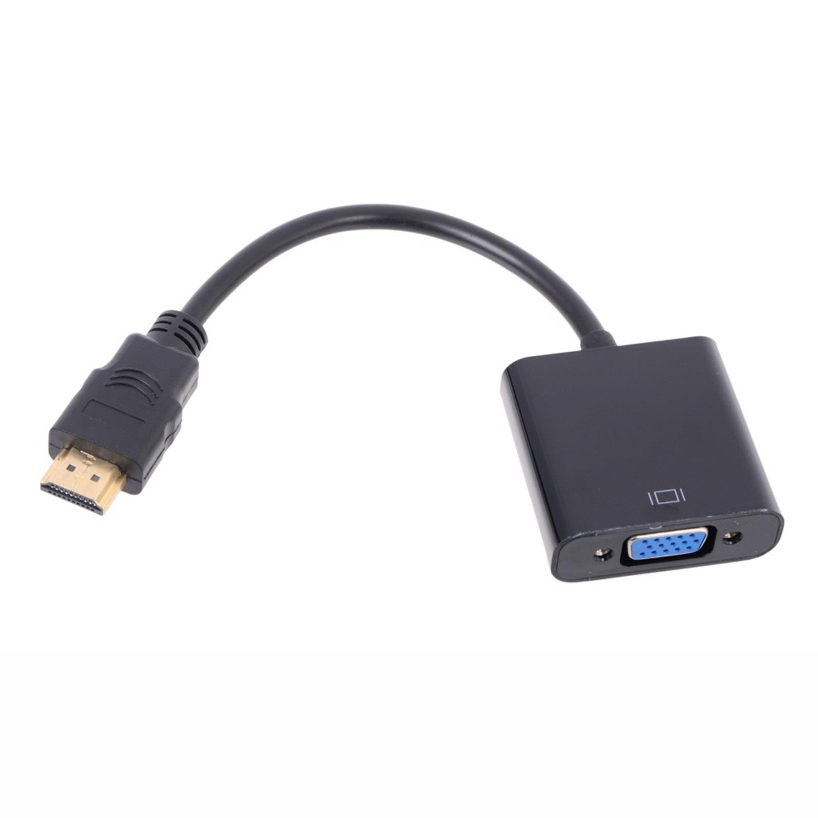 Kabel adapter Akyga AK-AD-42 VGA F - HDMI M 0,15m czarny 5901720134165  - Incom Group
