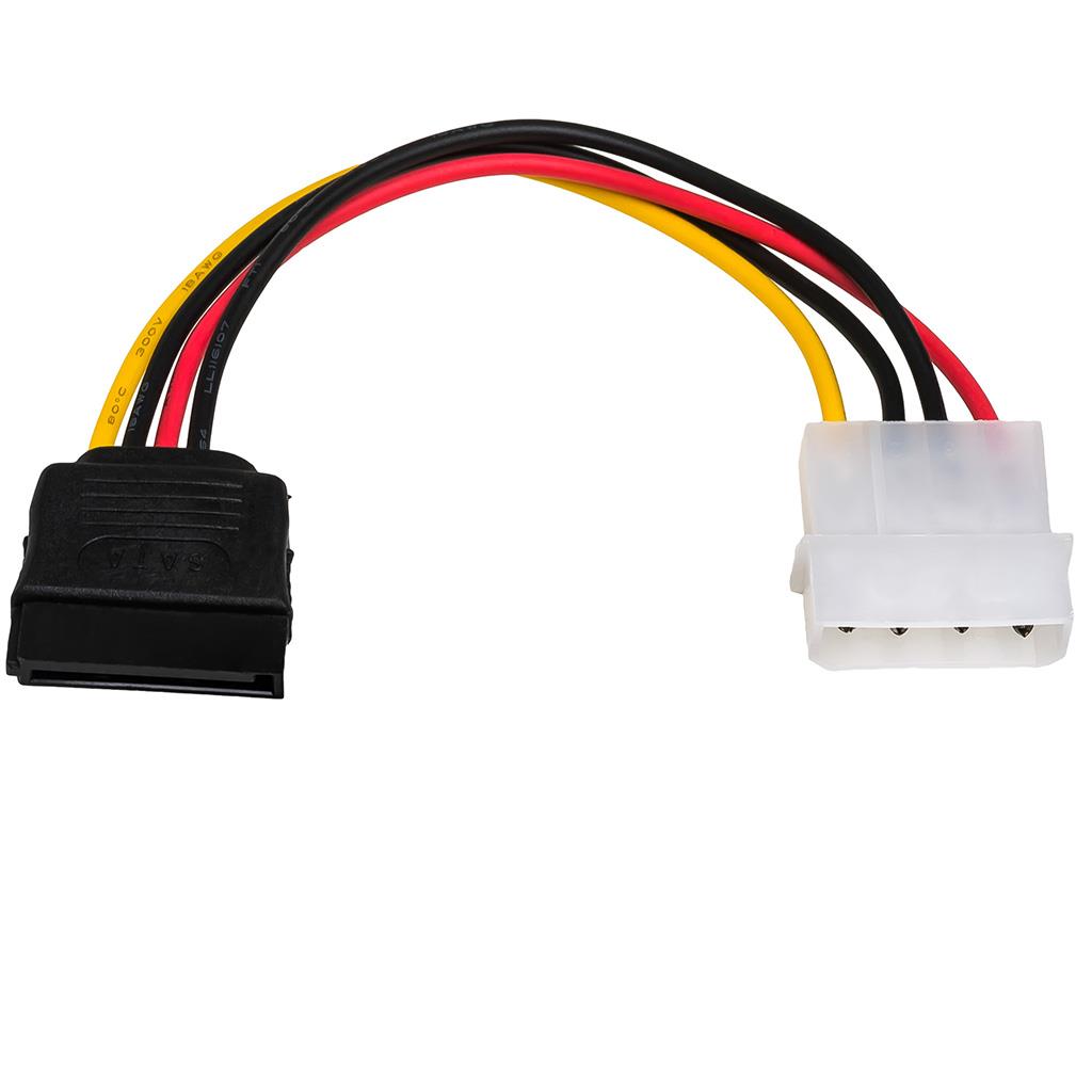 Kabel adapter Akyga AK-CA-17 Molex (M) - SATA (F) 0,15m 5901720131393  - Incom Group
