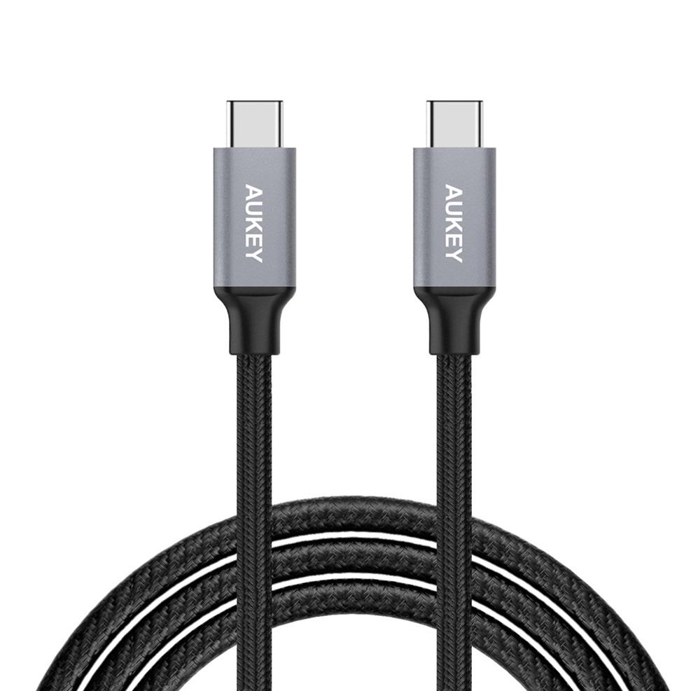 0608119188697  - Incom Group
 Kabel USB-C Aukey CB-CD6 BK C/C, QC 4.0, m/m, 2m