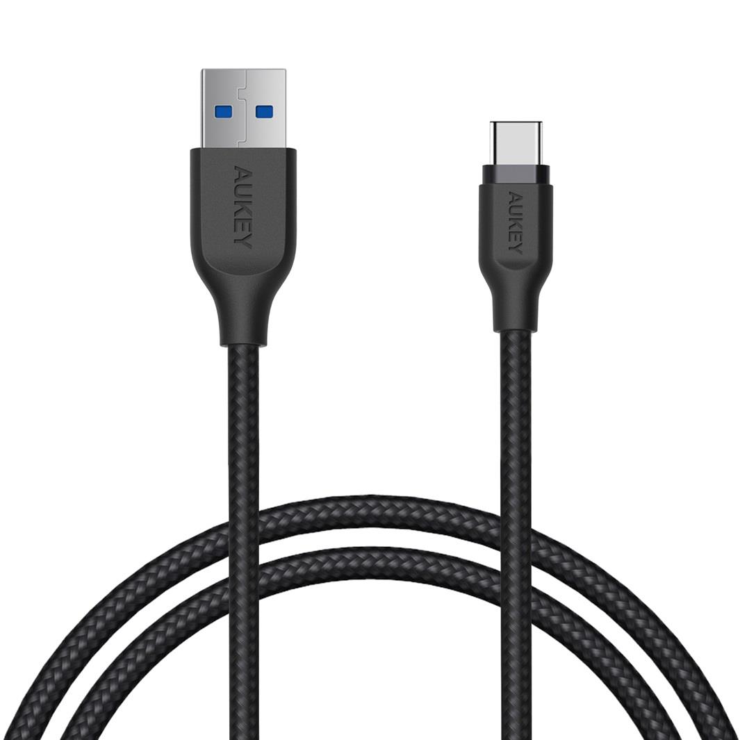  - Incom Group
 Kabel USB Aukey CB-AC1 BK USB-A - USB-C 5Gbps, QC 3.0, 1,2m 0608119208258