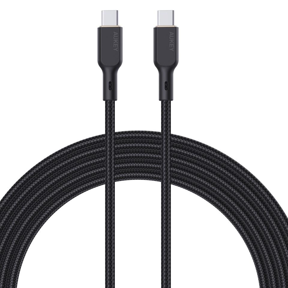 Kabel USB-C Aukey PD 100W, 1,8m, m/m 0689323785322  - Incom Group
