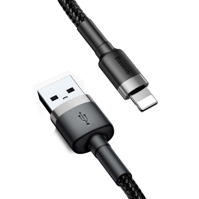  - Incom Group
 6953156275010 Kabel przewód USB - Lightning / iPhone 200cm Baseus Cafule CALKLF-CG1 z obsługą szybkiego ładowania 1,5A