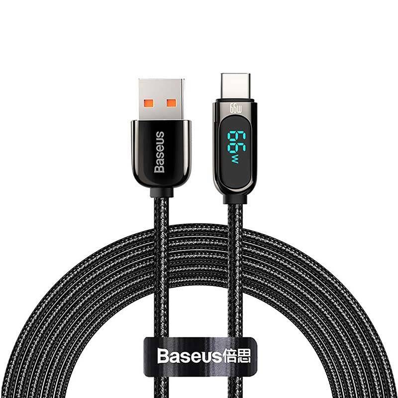  - Incom Group
 Kabel przewód USB - USB-C / Typ-C 200cm Baseus Display CASX020101 z obsługą szybkiego ładowania 66W 6932172600587