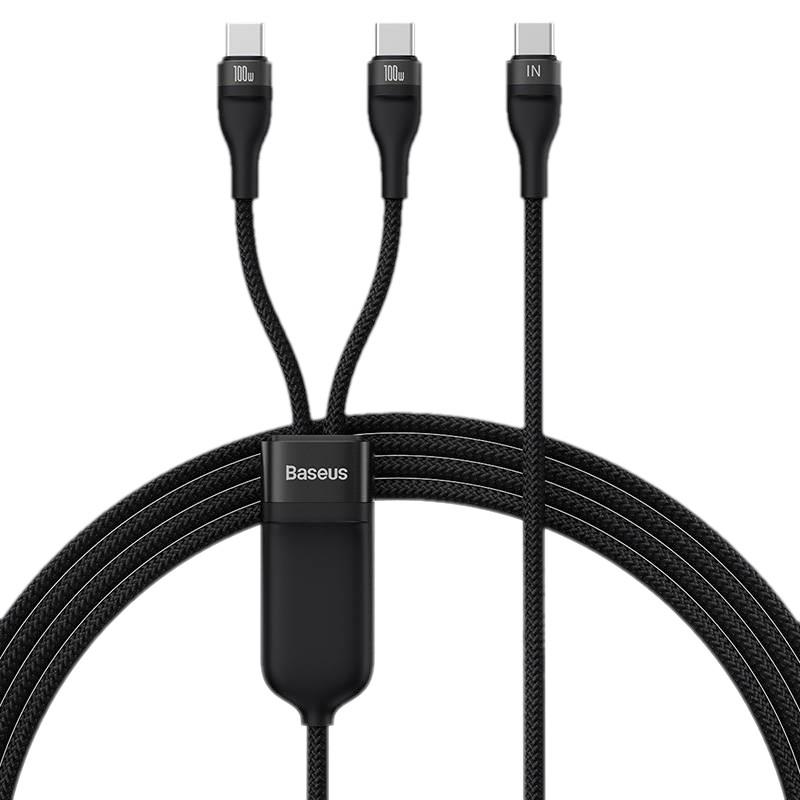  - Incom Group
 6932172622480 Kabel przewód USB-C 2w1 - 2x USB-C do 100W 150cm Baseus CASS060001