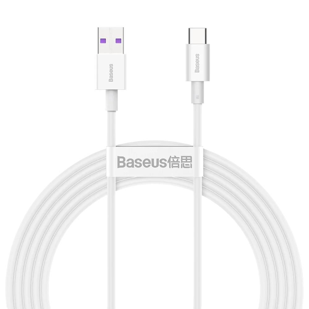 Kabel przewód USB - USB-C / Typ-C 200cm Baseus Superior CATYS-A02 z obsługą szybkiego ładowania 66W  - Incom Group
 6953156205529