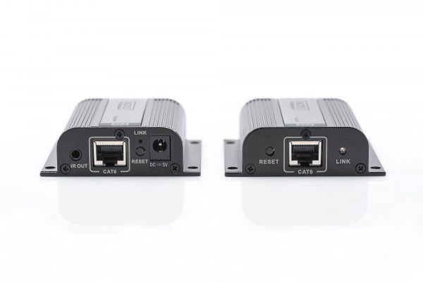 4016032439929  - Incom Group
 Przedłużacz/Extender DIGITUS HDMI do 50m Cat.6/7 UTP, 1080p 60Hz FHD, HDCP 1.2, IR, audio(zestaw)