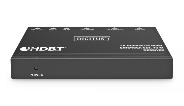  - Incom Group
 4016032483670 Przedłużacz/Extender DIGITUS HDMI 4K30Hz 70m po skrętce HDBaseT HDCP 2.2 IR RS232 PoC (Power over Cable) (zestaw)