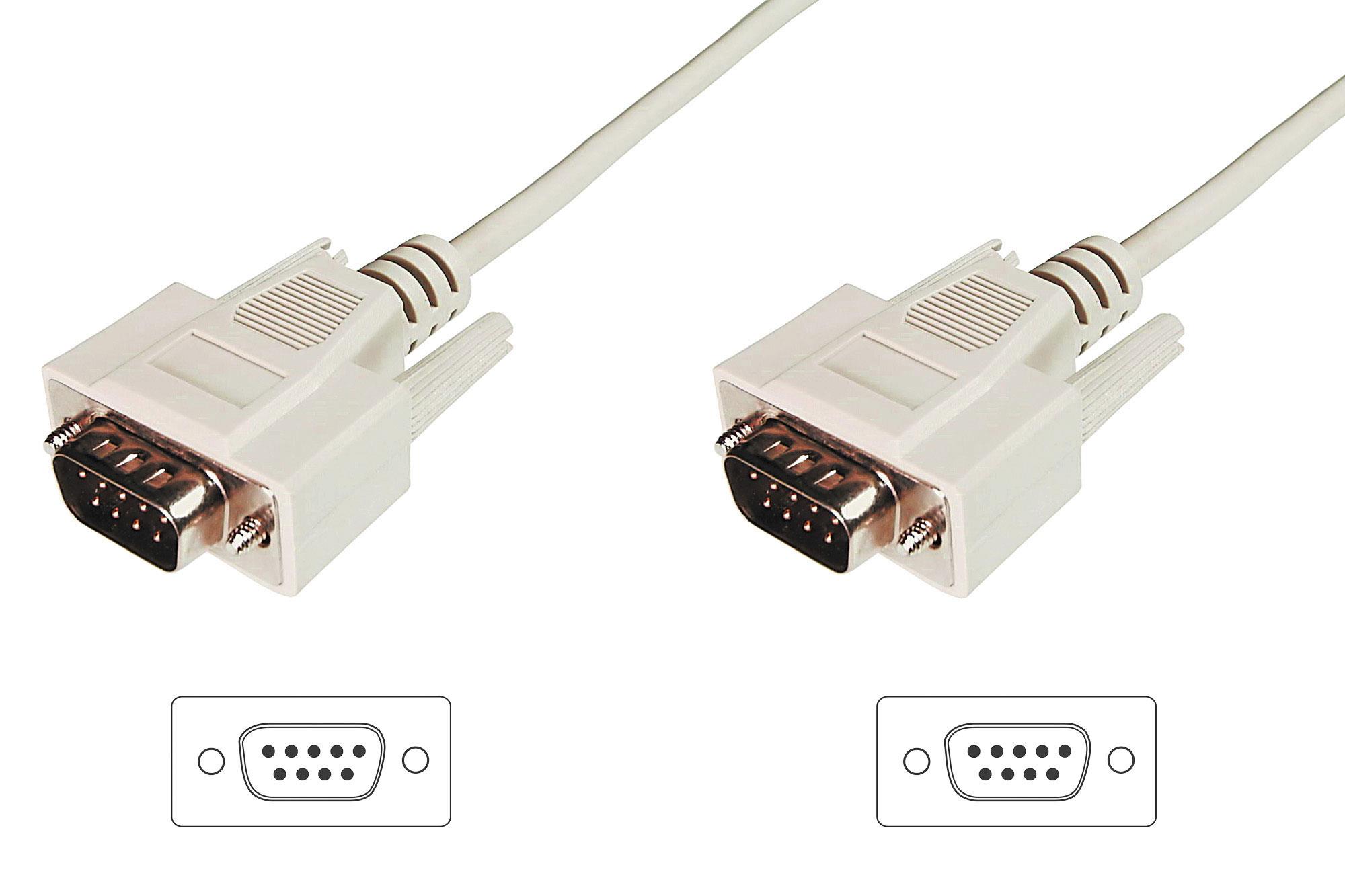  - Incom Group
 Kabel szeregowy DIGITUS 9pin /M - 9pin /M 3m biały 4016032301172