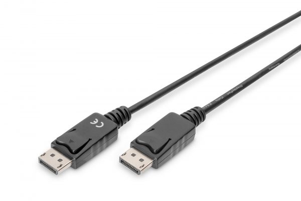  - Incom Group
 4016032328506 Kabel DisplayPort DIGITUS z zatrzaskami 1080p 60Hz FHD Typ DP/DP M/M czarny 2m