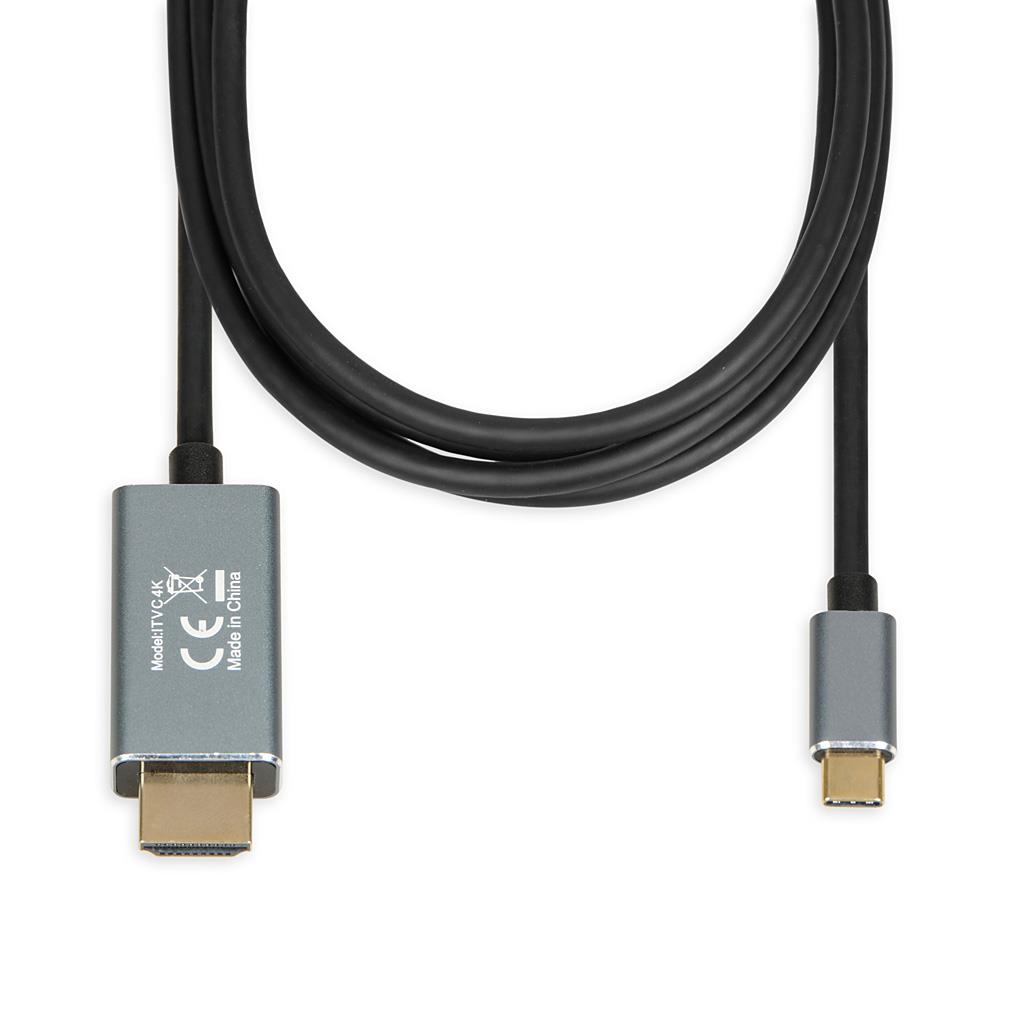 5903968680886 Kabel adapter iBOX ITVC4K USB-C do HDMI 1,8m  - Incom Group
