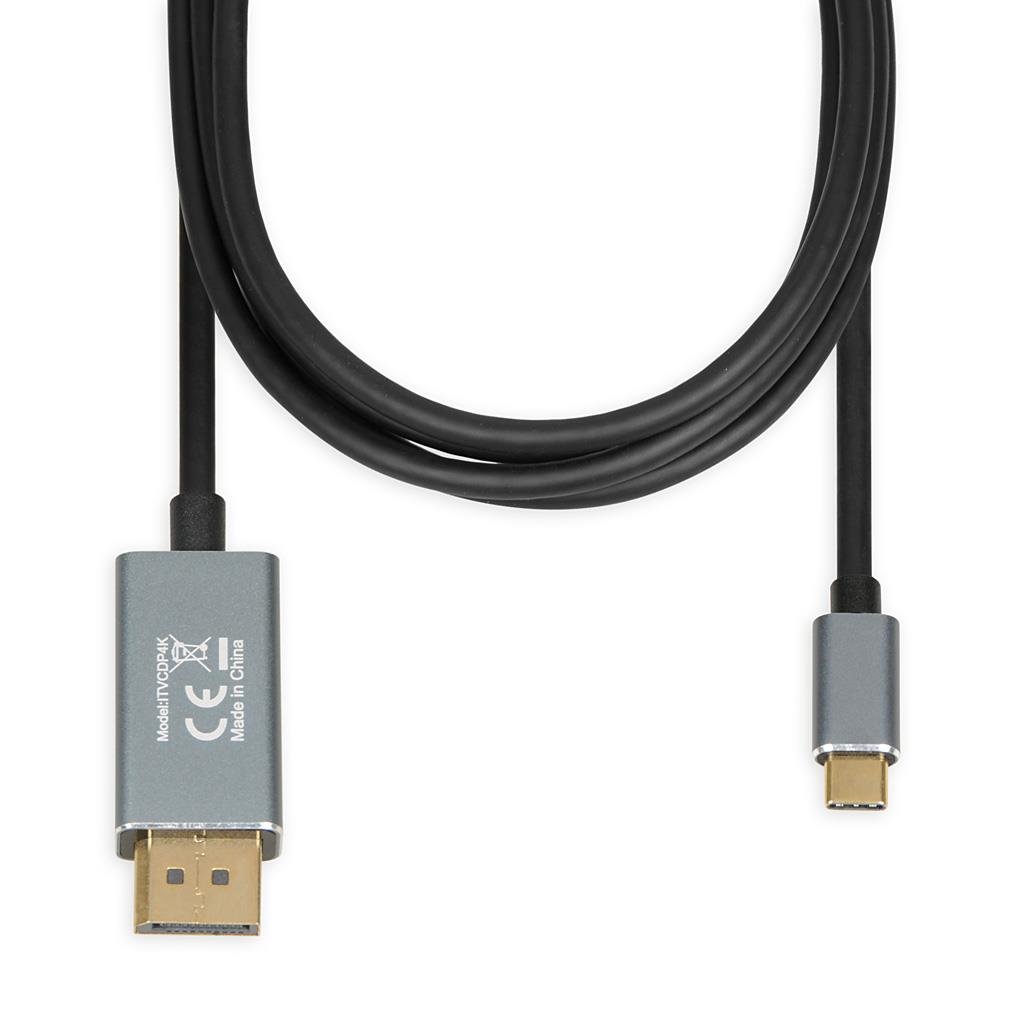  - Incom Group
 Kabel adapter iBOX ITVCDP4K USB-C do DisplayPort 1,8m 5903968680893