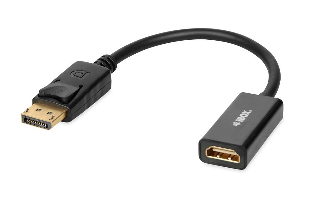  - Incom Group
 Kabel adapter iBOX IADP4K DisplayPort do HDMI 5903968680855