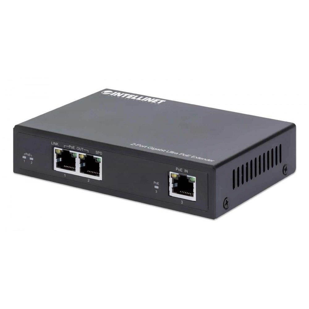 0766623561600  - Incom Group
 Extender Ultra PoE Intellinet 2-portowy Gigabit 802.3at/af