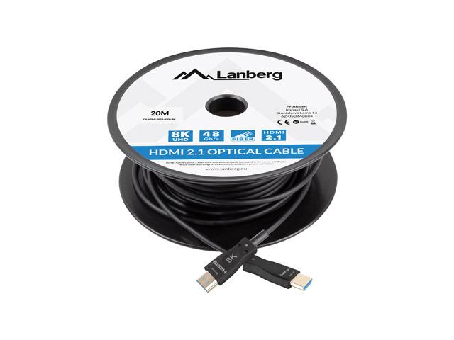 5901969437522  - Incom Group
 Kabel HDMI Lanberg M/M v2.1 20m 8K czarny optyczny AOC