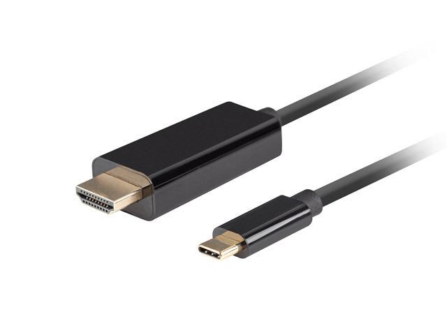  - Incom Group
 Kabel adapter Lanberg USB-C(M) - HDMI(M) 0,5m 4K 60Hz czarny 5901969436754