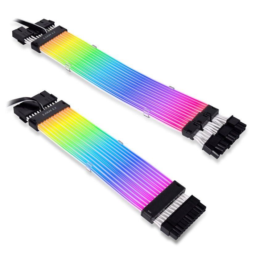  Zestaw Lian Li Strimer Plus V2 RGB MB + Strimer Plus V2 Triple 8-Pin RGB VGA  - Incom Group
