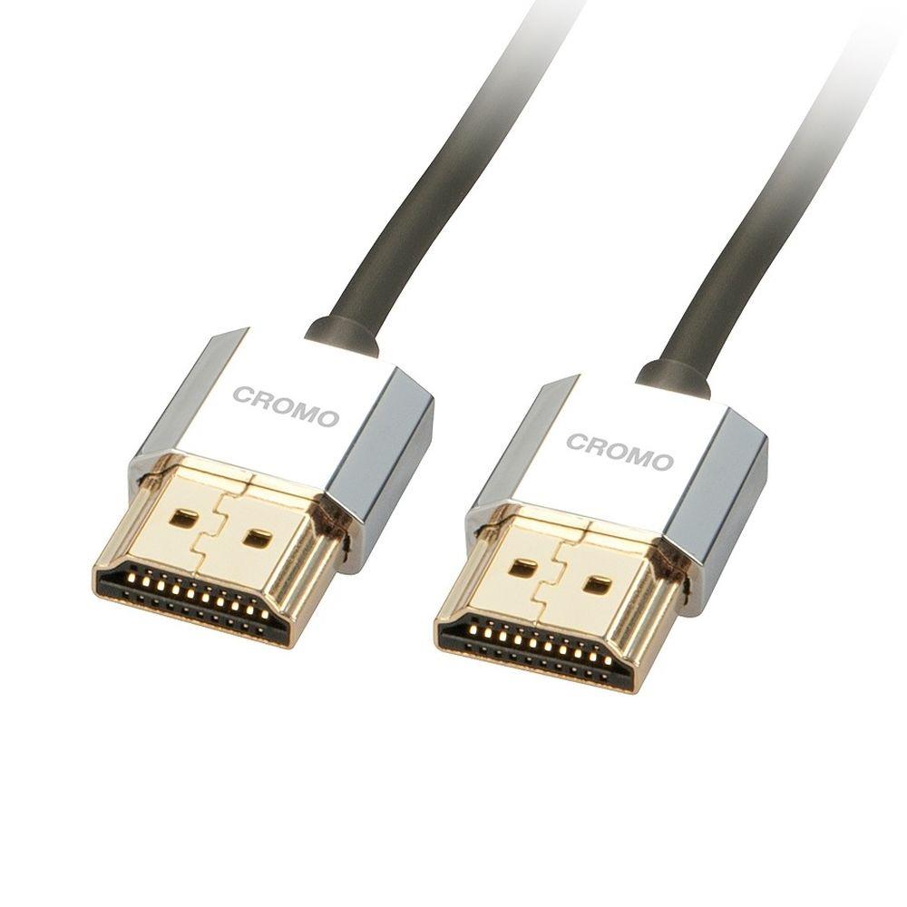  - Incom Group
 4002888416719 Kabel HDMI 2.0 LINDY CROMO Slim High Speed M/M Ethernet 1m cromo