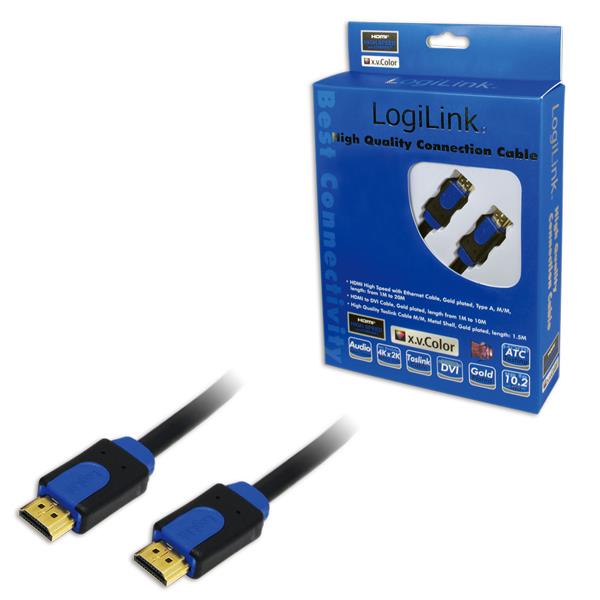 4052792005554  - Incom Group
 Kabel HDMI LogiLink CHB1105 High Speed Ethernet, 5m