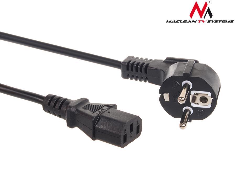 5902211100799  - Incom Group
 Kabel zasilający Maclean MCTV-692 3 pin 3m wtyk EU