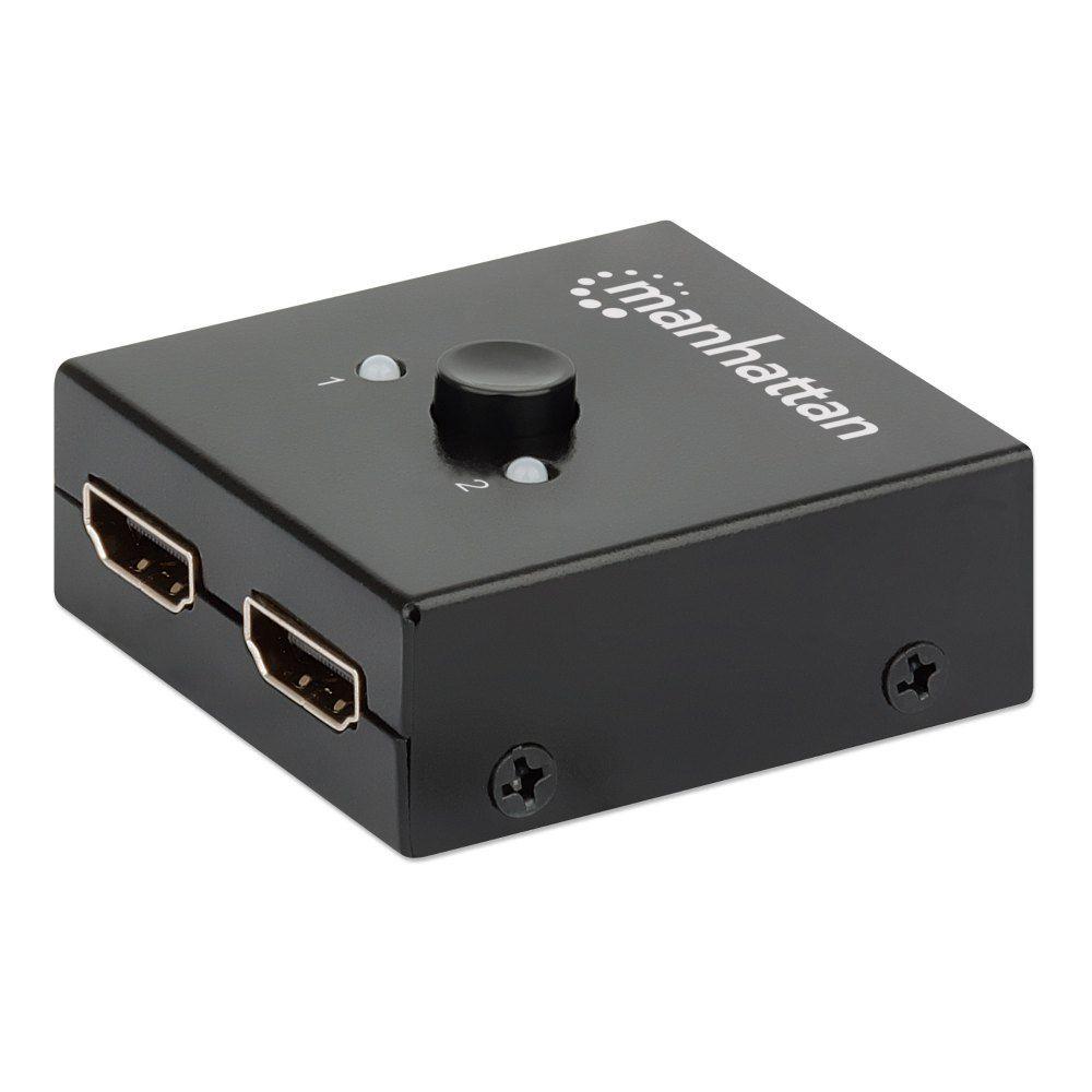 0766623207850 Przełącznik dwukierunkowy Manhattan HDMI 2x1 lub 1x2 4K*30Hz, czarny  - Incom Group
