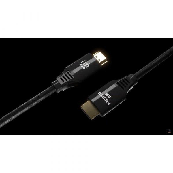 0766623355933 Kabel Manhattan HDMI 2.1 Ultra High Speed z Ethernet 1m 8K*60Hz Oplot  - Incom Group
