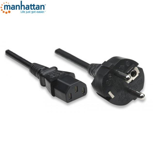 0766623328616  - Incom Group
 Kabel zasilający Manhattan PC 3m, czarny