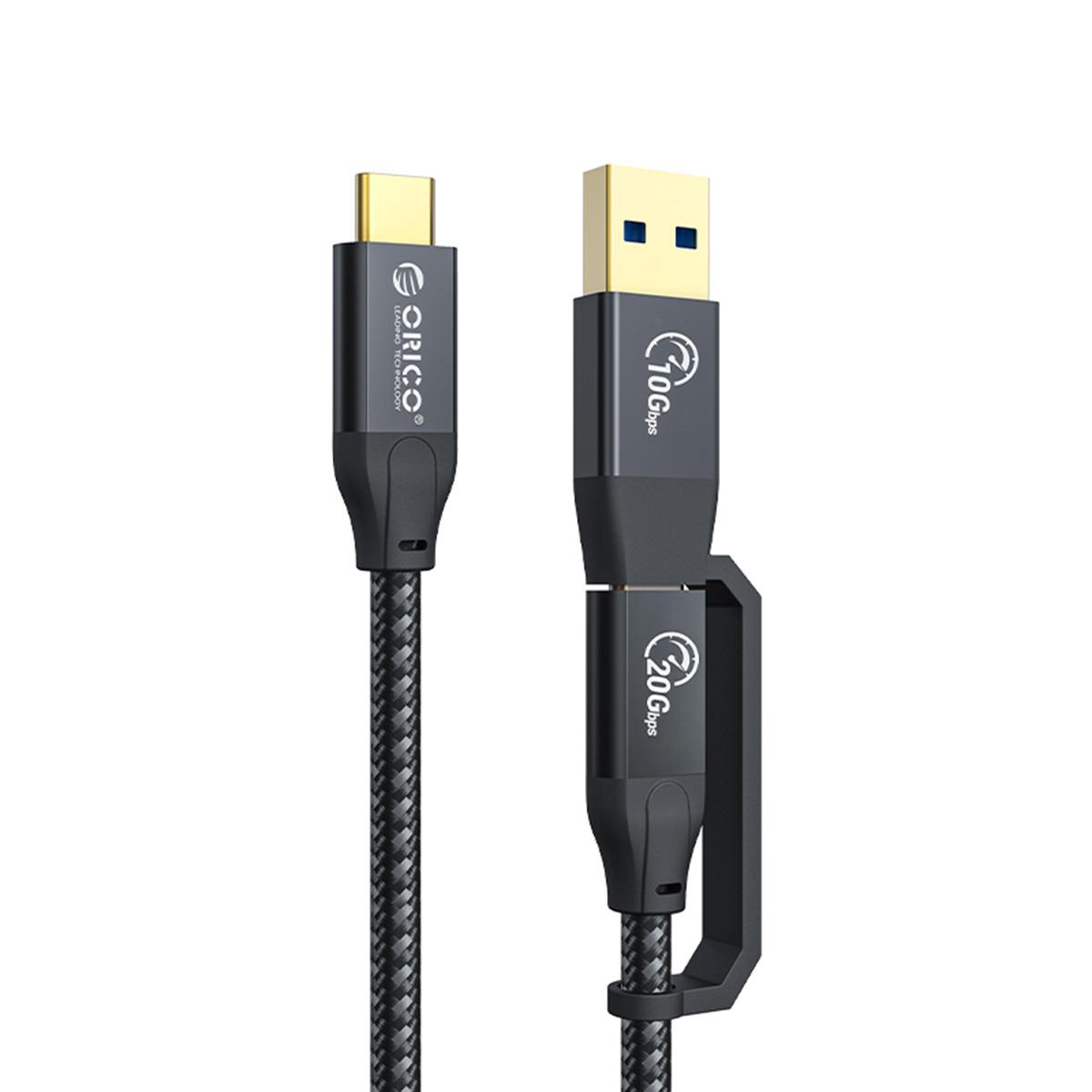 Kabel USB-C Orico ACC32-10-BK-BP USB 3.2 GEN2 20 Gbps, 4K, 100W 6936761862738  - Incom Group
