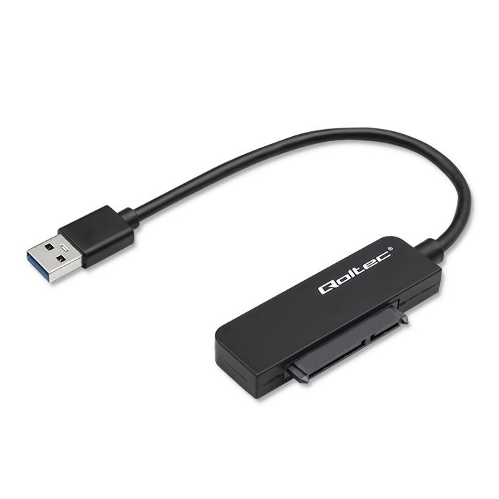 5901878522685  - Incom Group
 Kabel adapter Qoltec SATA | Przejściówka na dysk SSD HDD 2.5" | USB 3.0 | Super speed 5Gb/s | 2TB