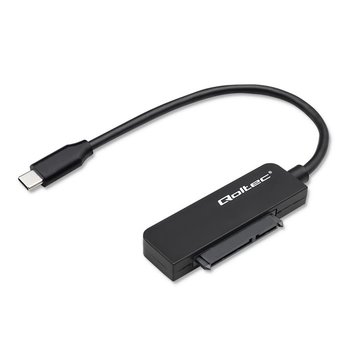 Kabel adapter Qoltec SATA | Przejściówka na dysk SSD HDD 2.5" | USB-C | Super speed 5Gb/s | 2TB  - Incom Group
 5901878522692