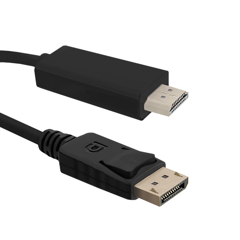 5901878504360 Kabel DisplayPort v1.2 Qoltec męski / HDMI męski 4Kx2K 2m  - Incom Group
