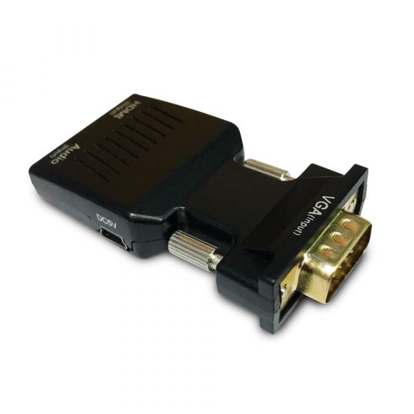  - Incom Group
 Konwerter VGA do HDMI, Audio, Full HD SAVIO CL-145 VGA (M) + minijack (F) - HDMI FULL HD/1080p 60Hz 5901986046158