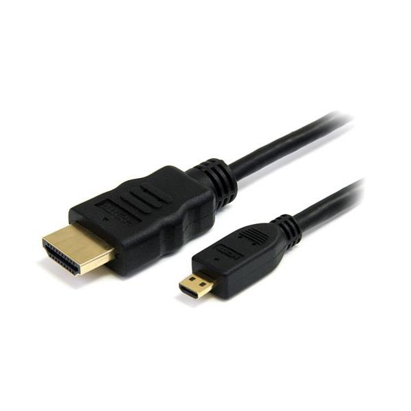 Kabel HDMI - micro HDMI Savio CL-39 1m czarny, złote k. v1.4  - Incom Group
 5901986040354