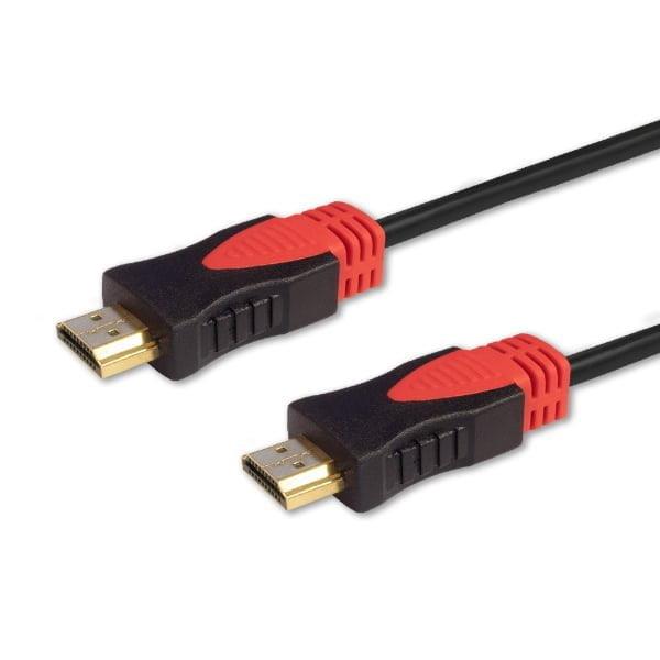 5901986041948 Kabel HDMI Savio CL-95 1,5m, OFC, 4K, czarny, złote końcówki, v2.0  - Incom Group
