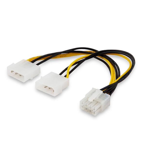 Kabel zasilający Savio AK-18 2xMolex 4 pin M - 8 pin EPS 5901986043119  - Incom Group
