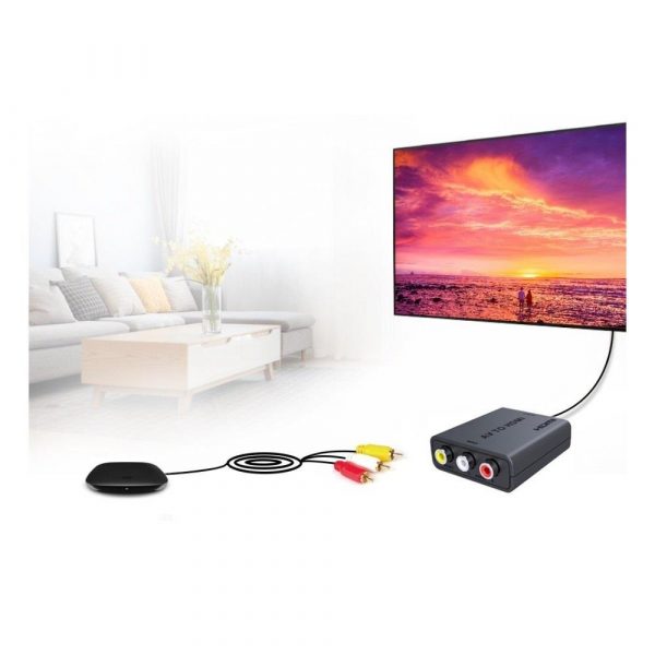 Konwerter/Adapter Techly AV Composite Video oraz Audio L/R 3x RCA na HDMI  - Incom Group
 8051128108491